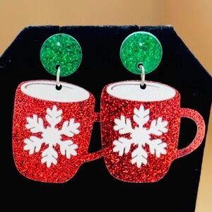 Hot Cocoa Mug / Coffee Mug Earrings